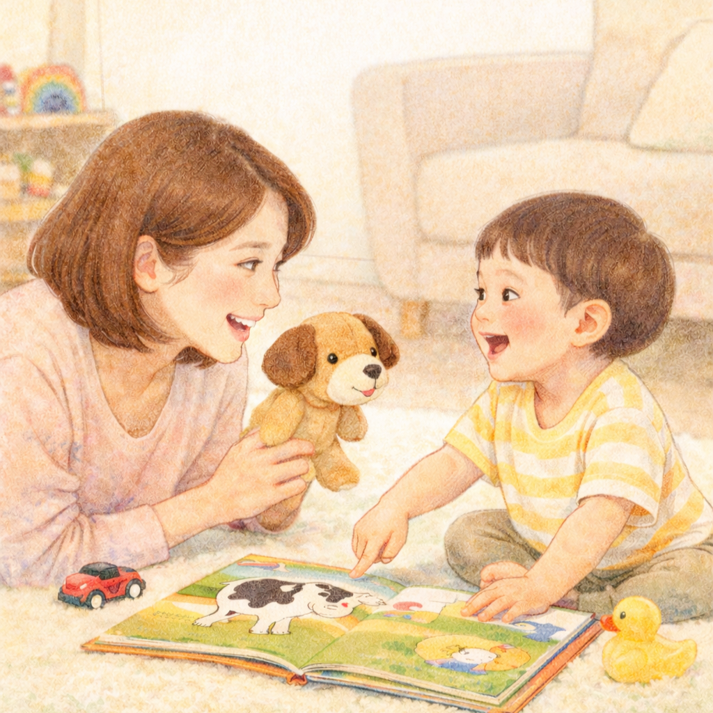 초기 언어 발달 단계별 가정 자극 활동
